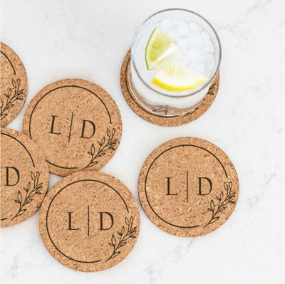 24 CUSTOM coasters outlet photo round or square wedding convention logo monogram holiday trip bsiness office kids pets personalized art text