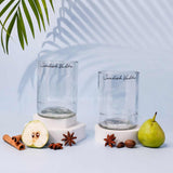 Upcycled Absolut Vodka Glasses (Set of Two)