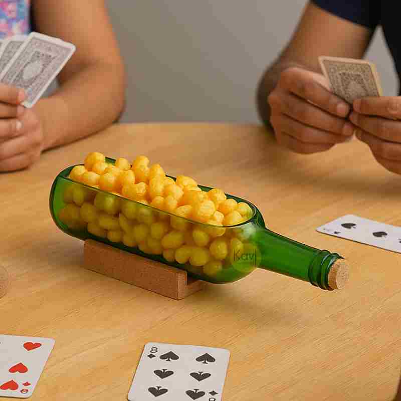 Wine Bottle Platter - Kavi The Poetry-Art Project