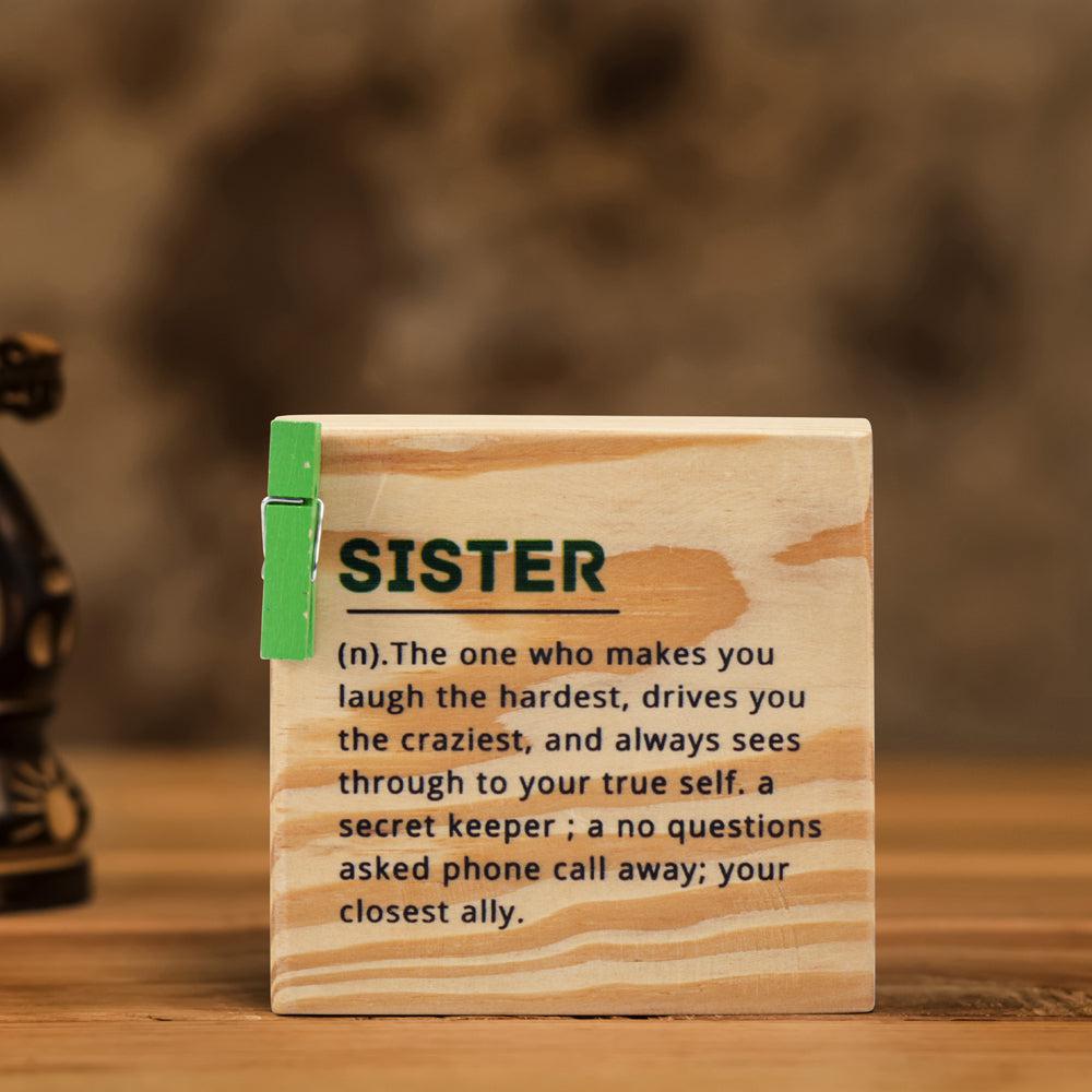 Best Sister Table Photo frame