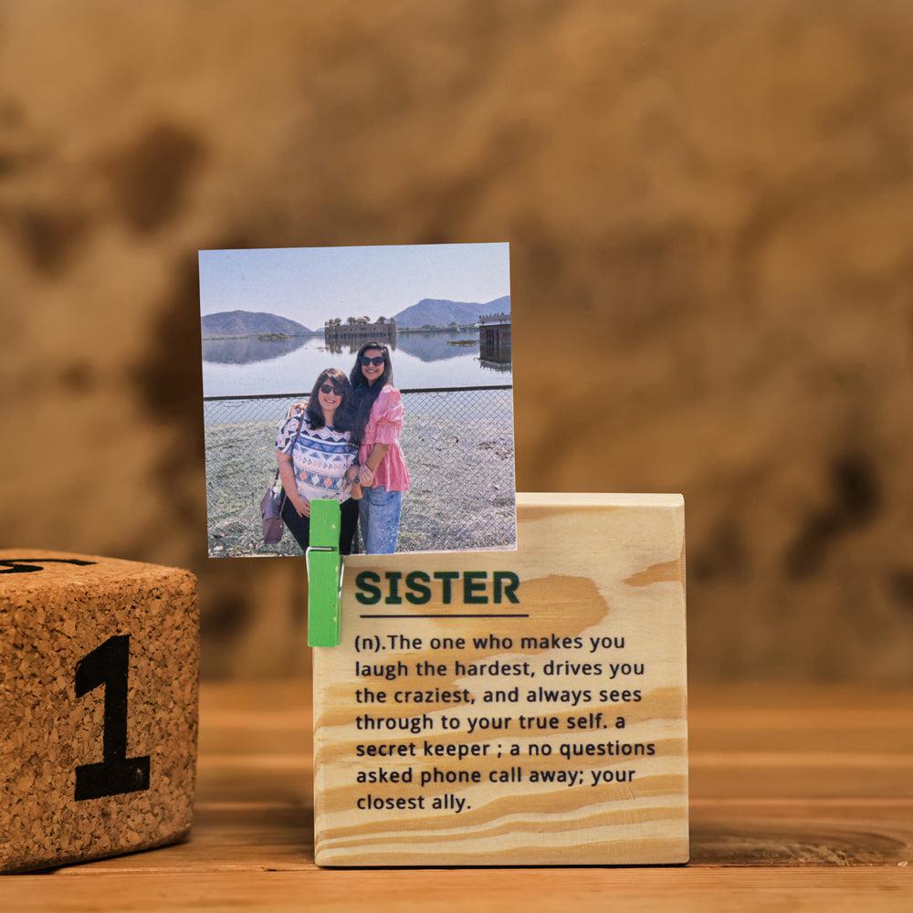 Best Sister Table Photo frame