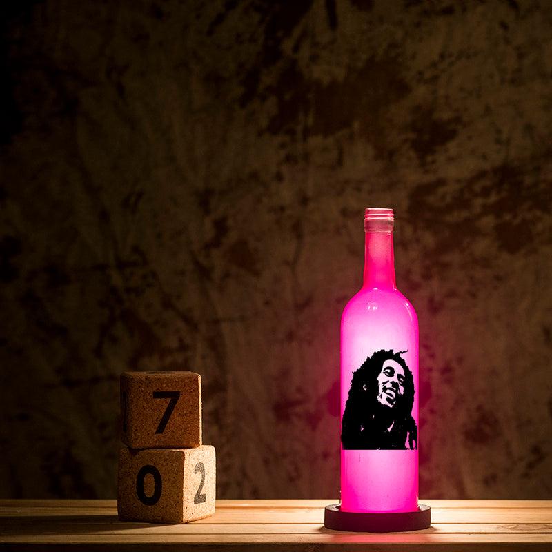 Bob Marley Inlit Lamp (Pink)