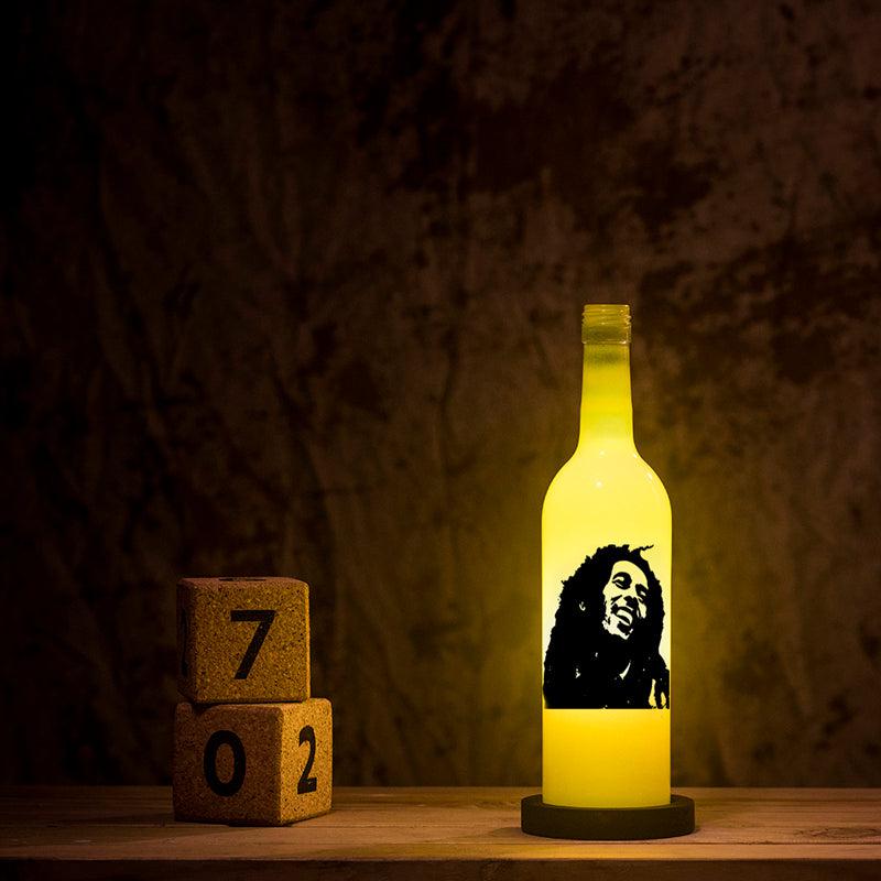 Bob Marley Inlit Lamp (Yellow)