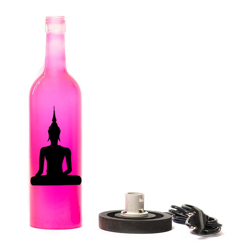 Buddha Inlit Lamp (Pink)
