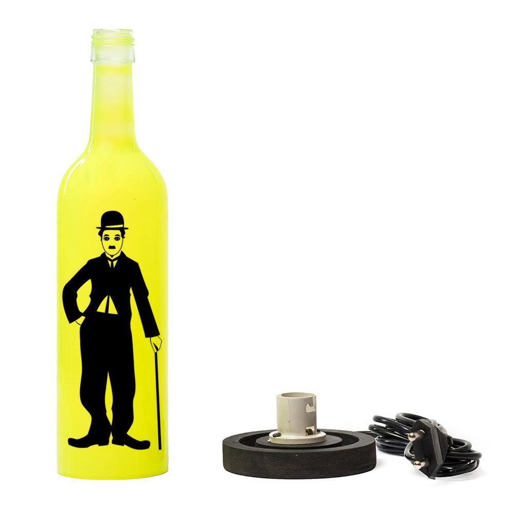 Charlie Chaplin Inlit Lamp (Fl. Yellow)