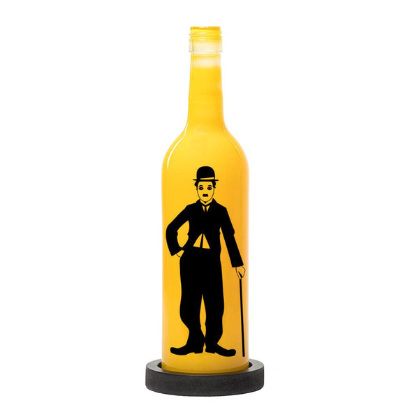 Charlie Chaplin Inlit Lamp (Yellow)