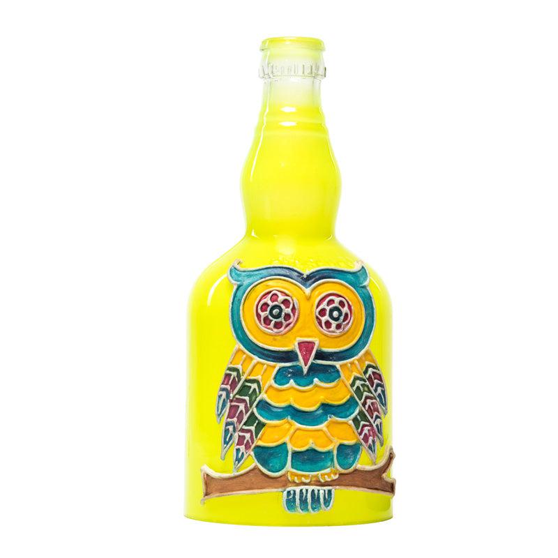 Colorful Owl Handmade Inlit (Fl. Yellow)