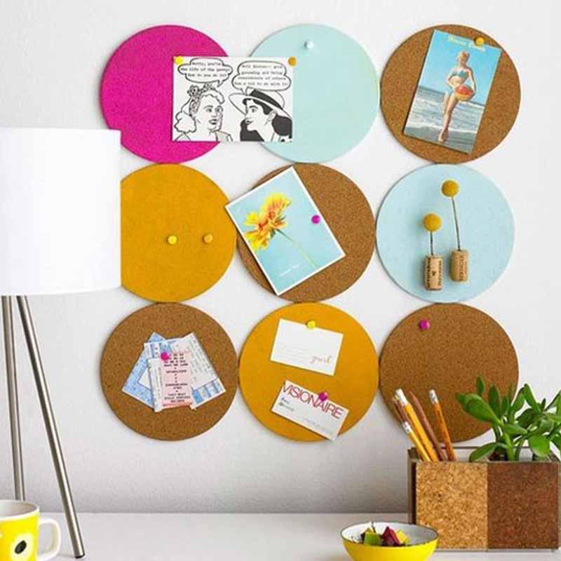 Kavi Multipurpose Natural Cork Mat (Set of 6 )