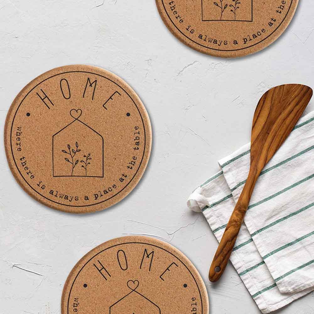 Kavi Home Cork Hot Plates (Set of 2)