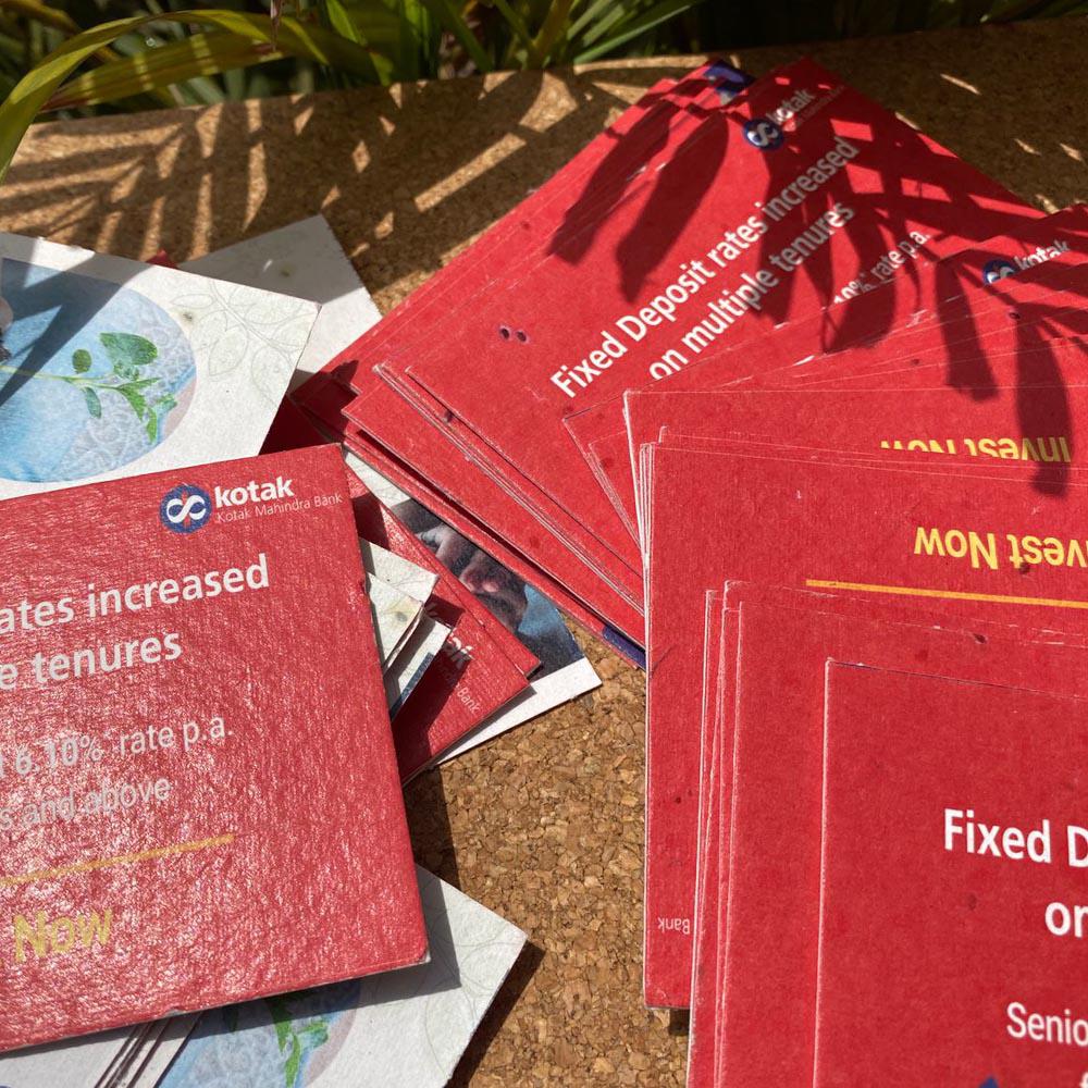 Customised Seed Paper Cards