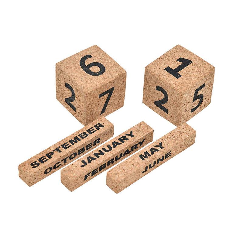 DIY Cork Table Calendar