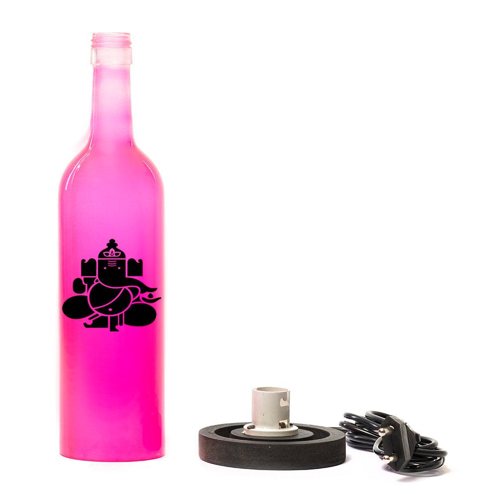Ganesha Glory Inlit Lamp (Pink)