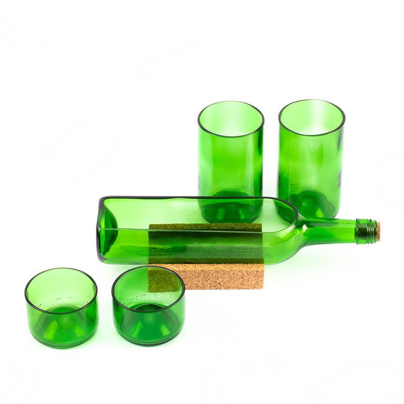 Green Wine Platter Serving Set