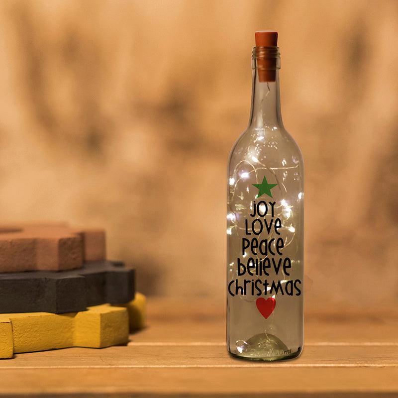 Joy & Peace Christmas Battery Lamp