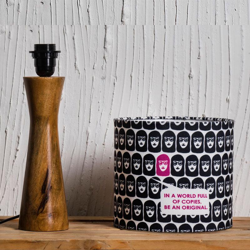 Kavi Be You Wooden Shade Lamp (Round)