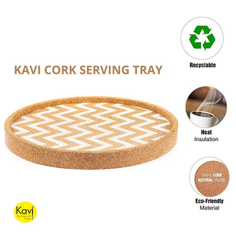 Kavi Bombay Sapphire Serving Set With Cork Tray