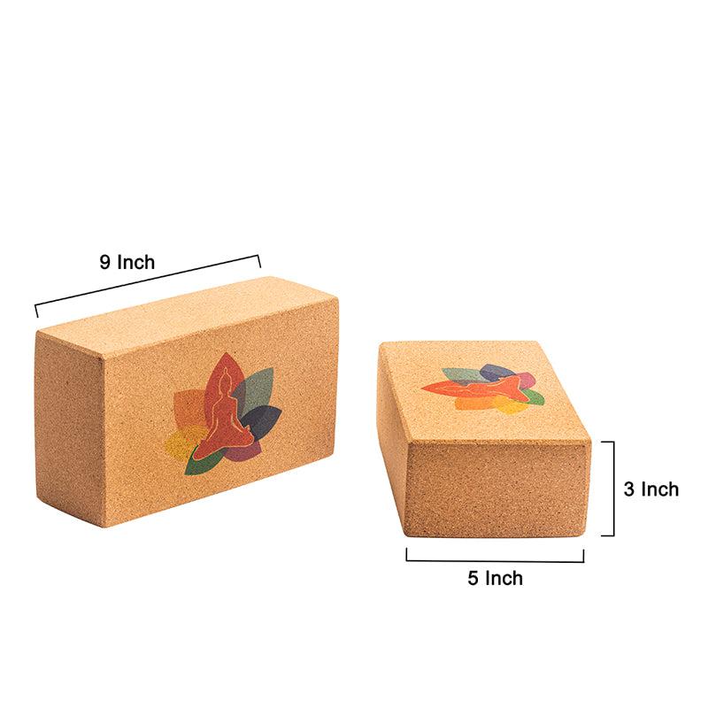 Kavi Buddha Cork Yoga Bricks (Set of 2)