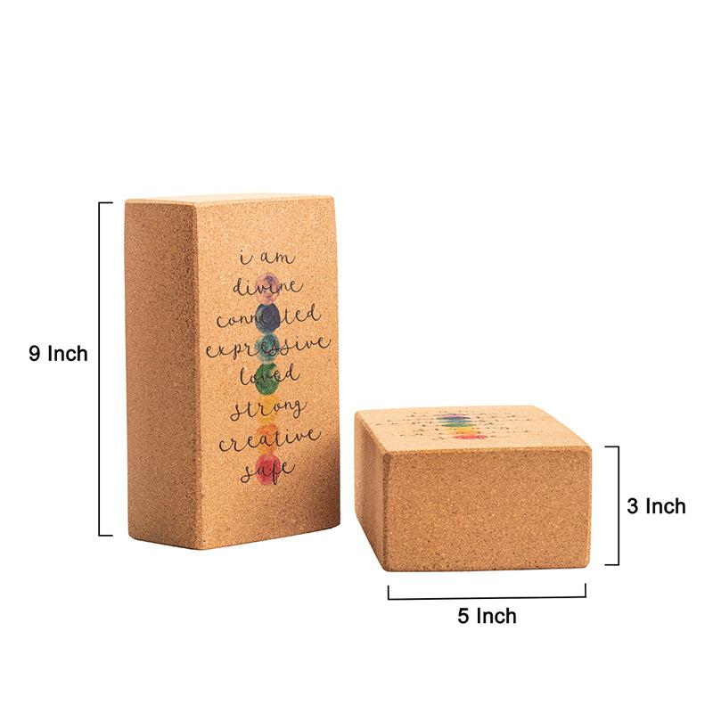 Kavi Chakra Cork Yoga Bricks (Set of 2)