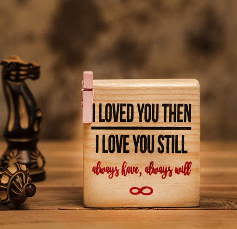 Love You Forever table photo frame