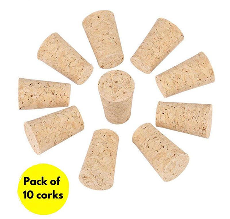 Kavi Natural Cork Stoppers (Set of 10)