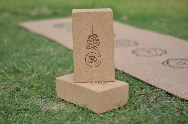 Kavi Omm Cork Yoga Bricks (Set of 2)