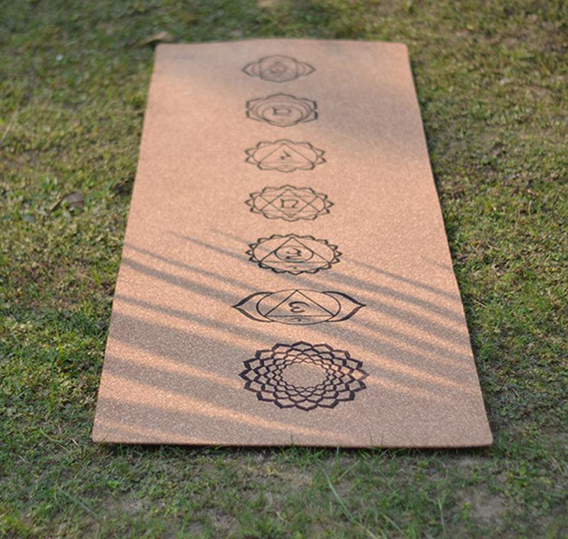 Kavi Personalised 3MM Chakra Cork Yoga Mat – Kavi The Poetry-Art