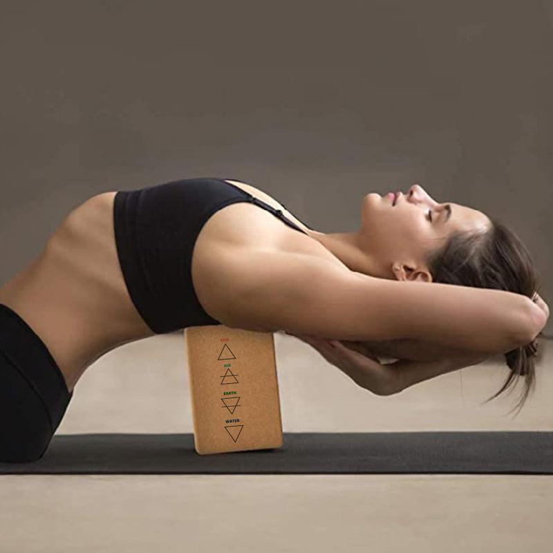 Kavi Tatva Cork Yoga Bricks (Set of 2)