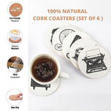 Kavi Vintage Cork Coasters
