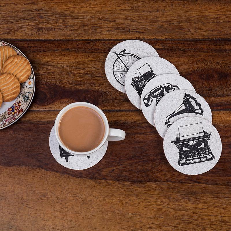Kavi Vintage Cork Coasters