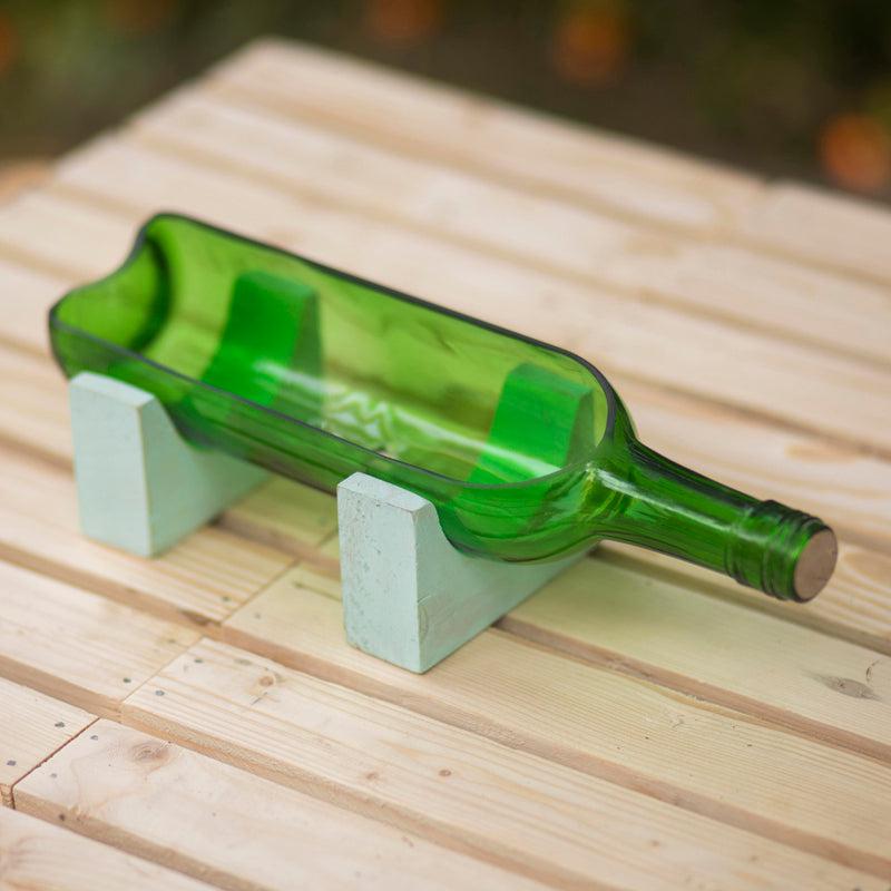Stand-Up Bottle Planter - Sea Green
