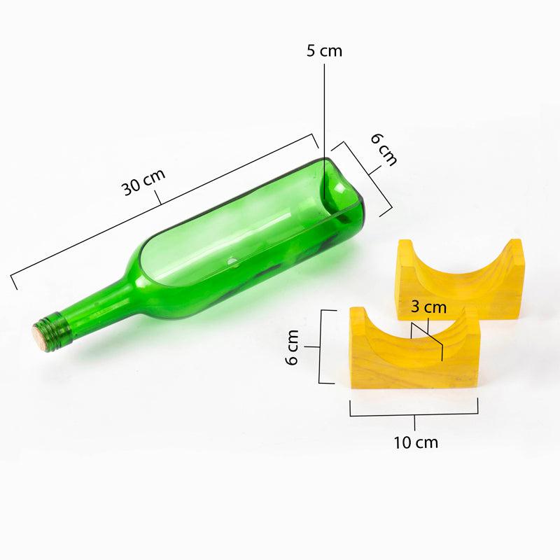 StandUp Bottle Planter Yellow Kavi The PoetryArt Project