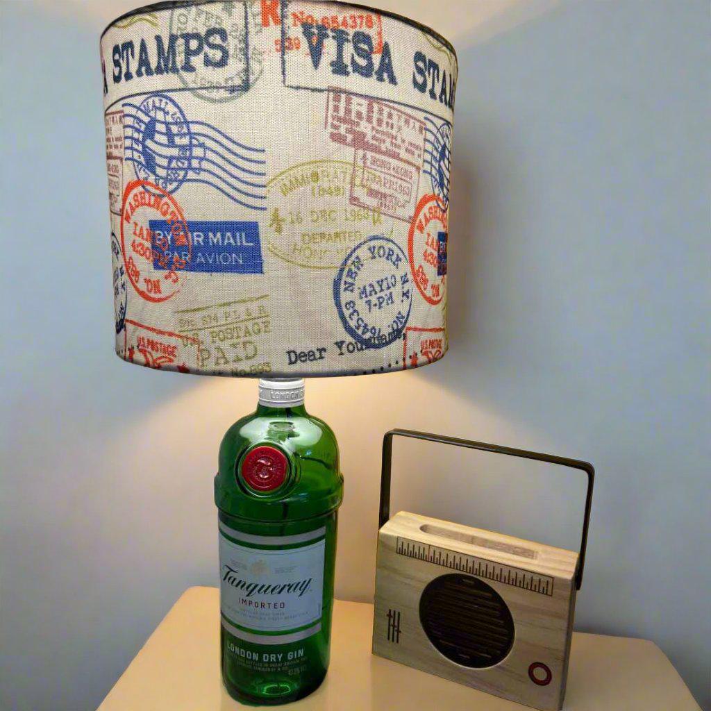 Tanqueray Bottle Shade Lamp