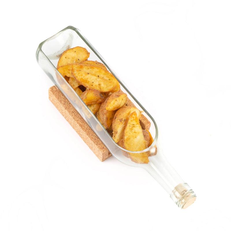 Transparent Wine Bottle Platter