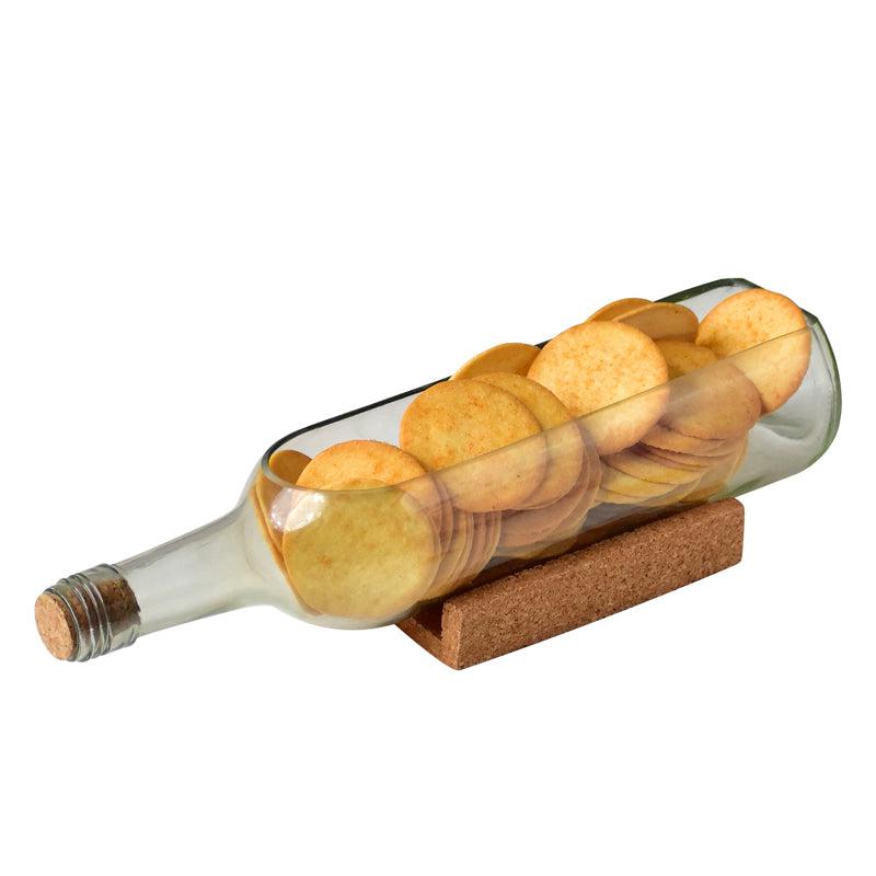 Transparent Wine Bottle Platter