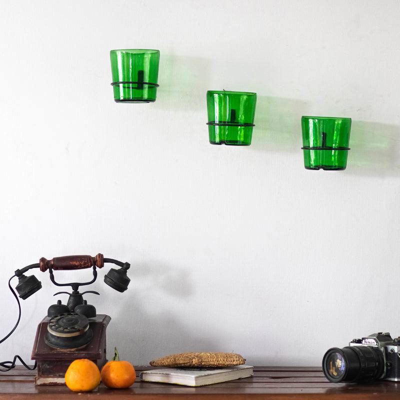 Vat69 Planters with Iron Stand (Set of 3)