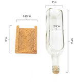 Wine Bottle Platter (clear) With Glasses